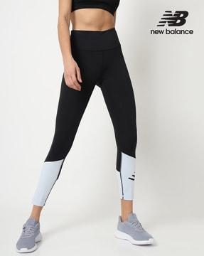 colourblock leggings with placement brand logo