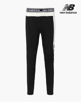 colourblock leggings with placement brand logo