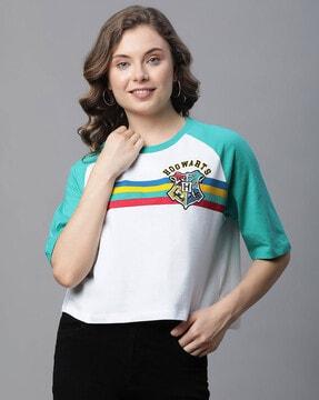 colourblock loose fit t-shirt