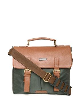 colourblock messenger bag