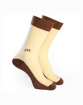 colourblock mid-length socks
