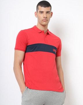 colourblock polo t-shirt