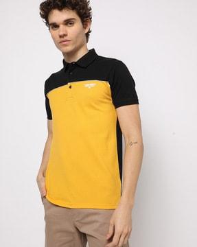 colourblock polo t-shirt