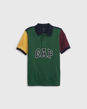 colourblock polo t-shirt