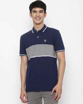 colourblock polo t-shirt