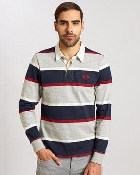 colourblock polo t-shirt