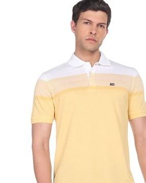 colourblock polo t-shirt