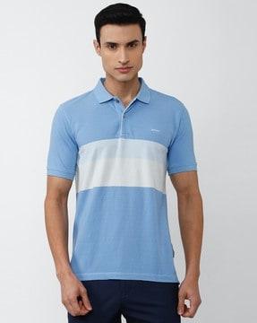 colourblock polo t-shirt