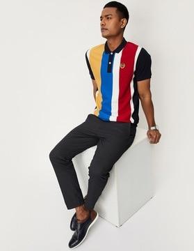 colourblock polo t-shirt