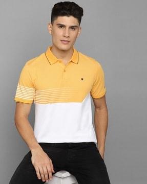 colourblock polo t-shirt