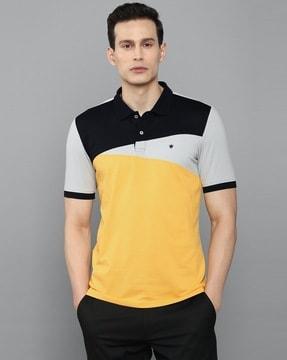 colourblock polo t-shirt