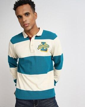 colourblock polo t-shirt