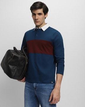 colourblock polo t-shirt