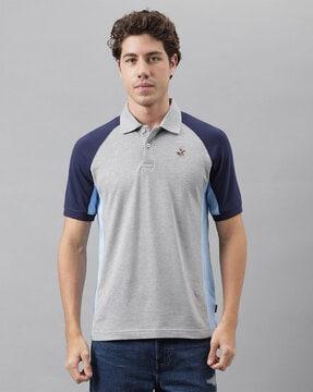 colourblock polo t-shirt