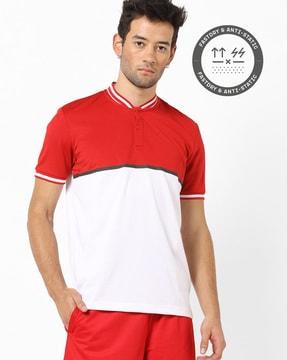 colourblock polo t-shirt