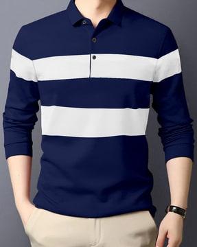 colourblock polo t-shirt