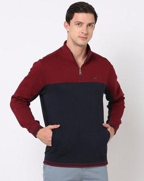 colourblock regular fit sweatshirt