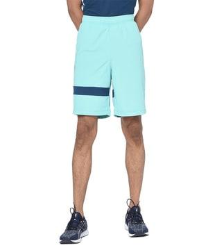 colourblock shorts with elasticated waist