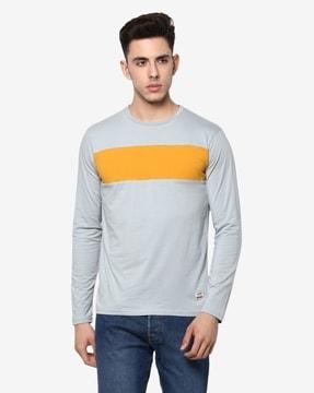 colourblock slim fit t-shirt