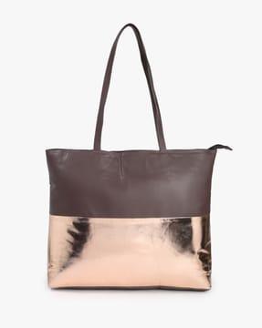 colourblock tote bag