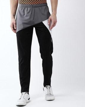 colourblock track pants with insert pockets