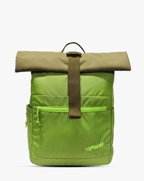 colourblock travel backpack