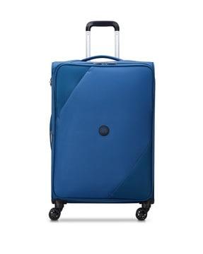 colourblock trolley bag with number lock