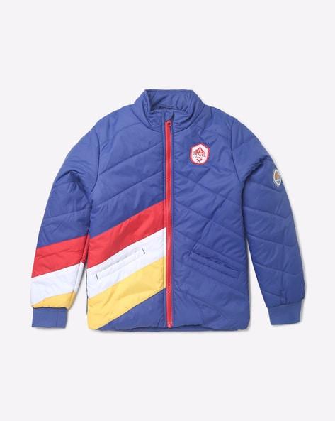 colourblock zip-front jacket