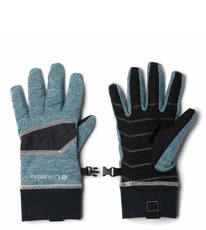 columbia blue infinity trail gloves (medium)