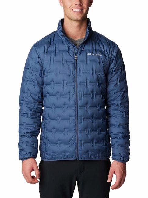 columbia blue regular fit delta ridge down jacket