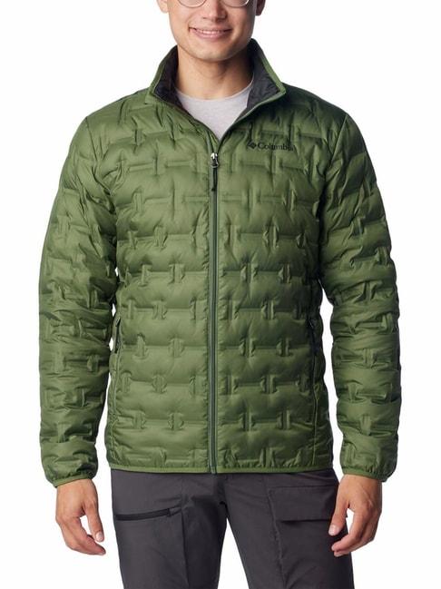 columbia green regular fit delta ridge down jacket