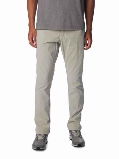 columbia light grey straight fit mesa pants
