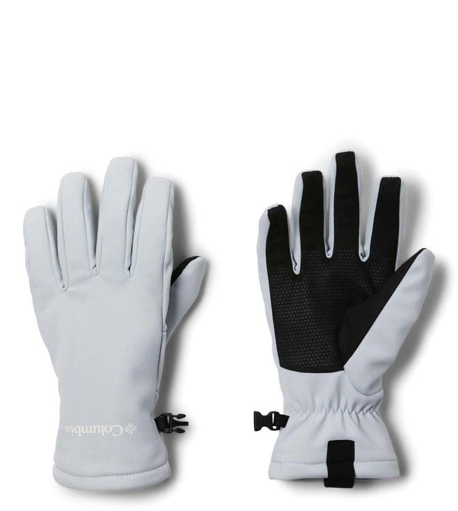 columbia women's grey kruser ridge ii softshell gloves
