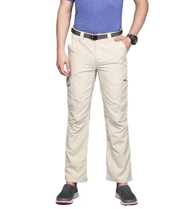 columbia beige regular fit cargos