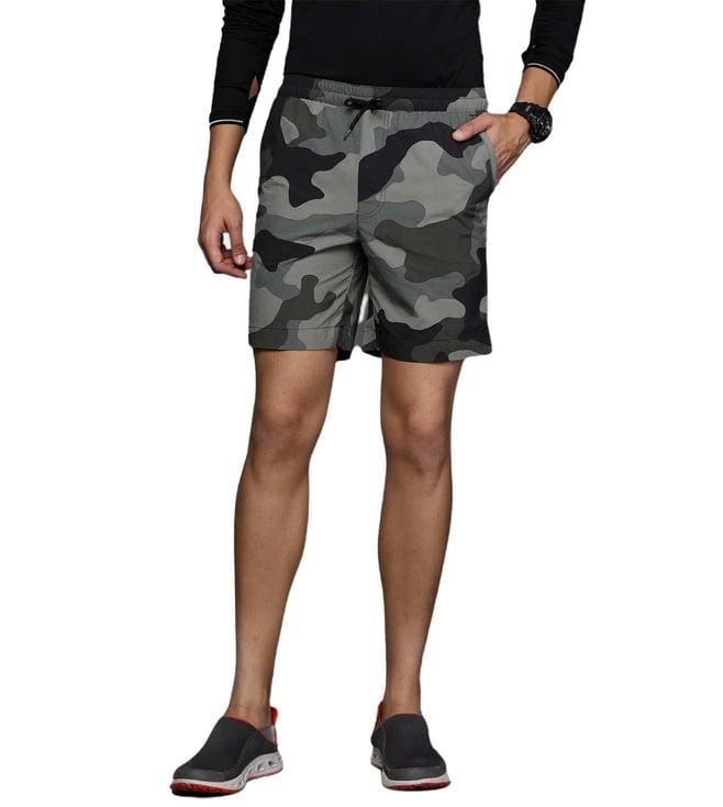 columbia black mod camo regular fit shorts