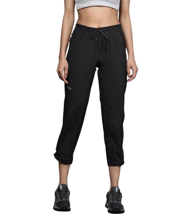 columbia black titan pass lightweight slim fit trackpants