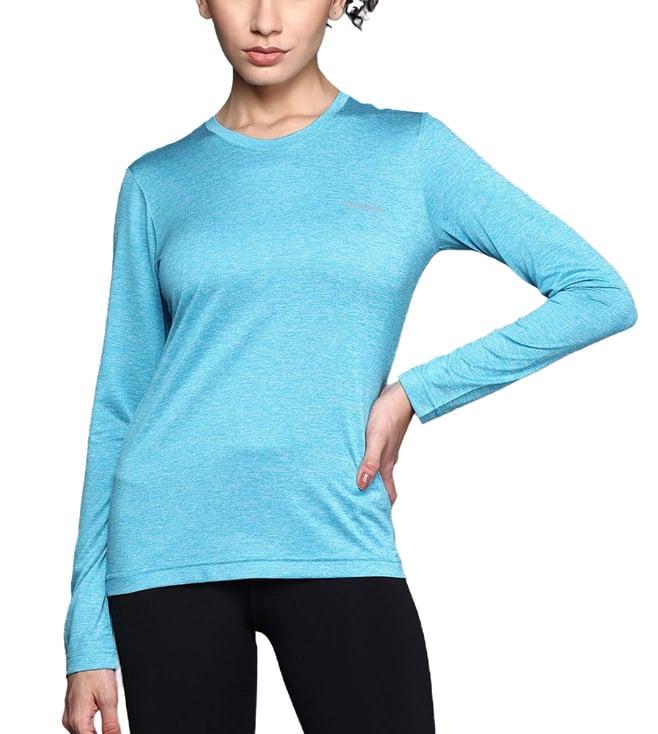 columbia blue chill heather relaxed fit t-shirt