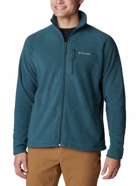 columbia blue regular fit jacket