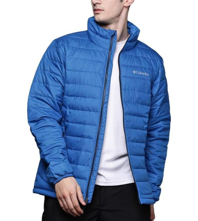 columbia bright indigo regular fit puffer jacket