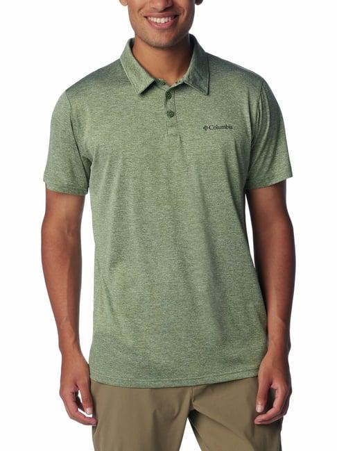 columbia canteen heather regular fit polo t-shirt