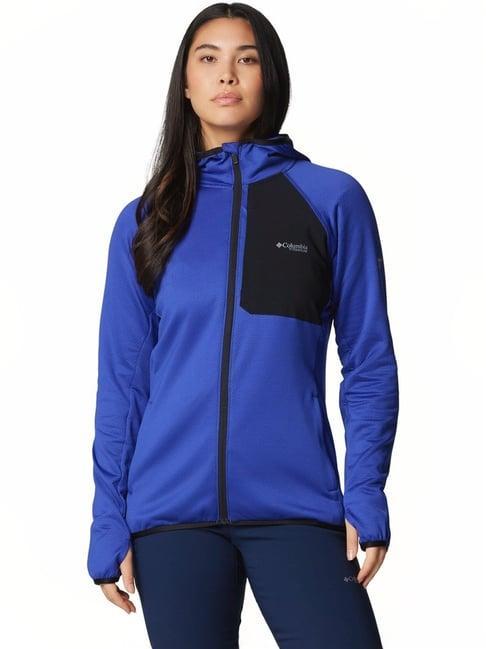 columbia clematis blue self pattern sports jacket