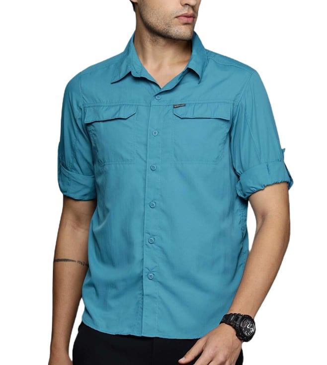 columbia deep marine regular fit shirt