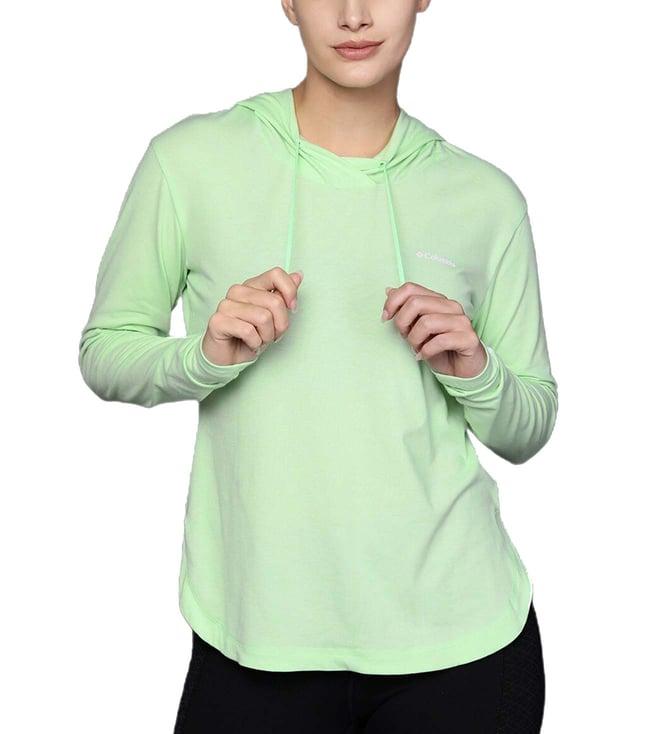 columbia green sun regular fit trek hoodie