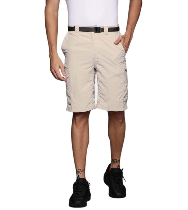 columbia khaki regular fit shorts