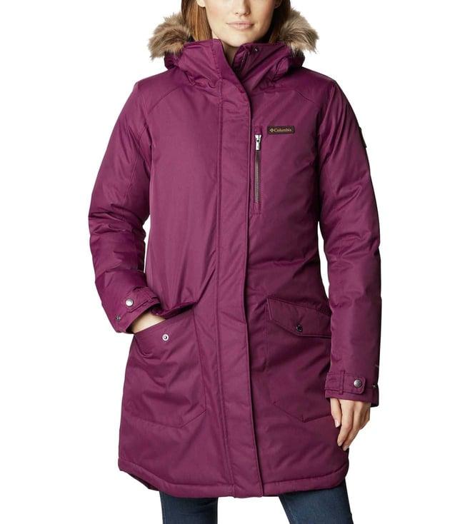 columbia marionberry regular fit parka jacket