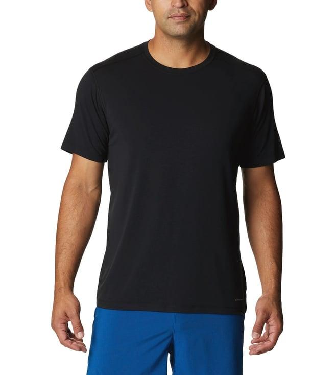 columbia men black m endless trail running tech t-shirt