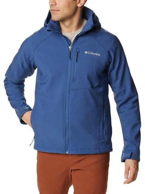 columbia men blue cascade ridge ii softshell jacket