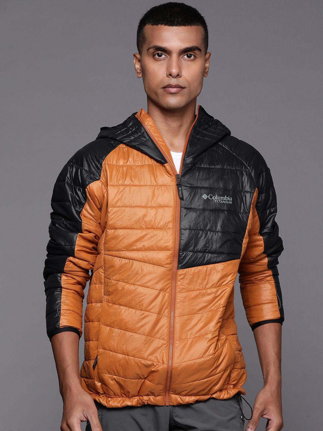 columbia men colourblocked omni heat infinity padded jacket