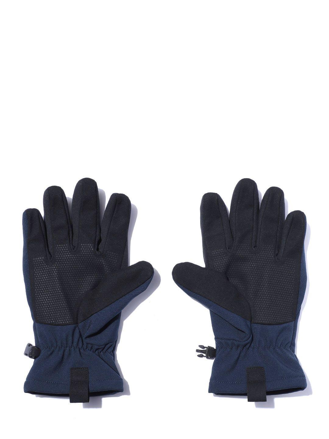 columbia men navy blue softshell glove
