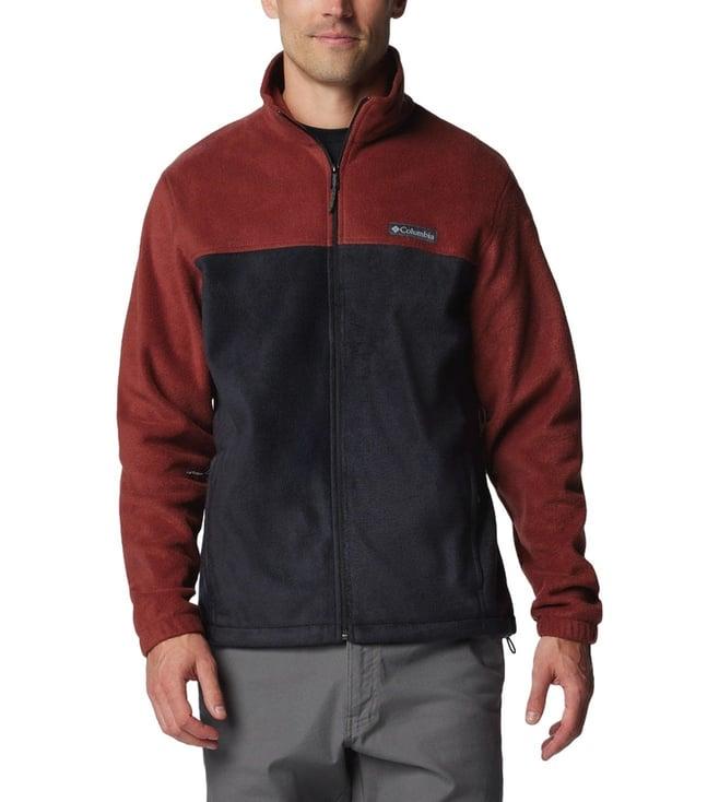 columbia men red steens mountain full zip 2.0 jacket